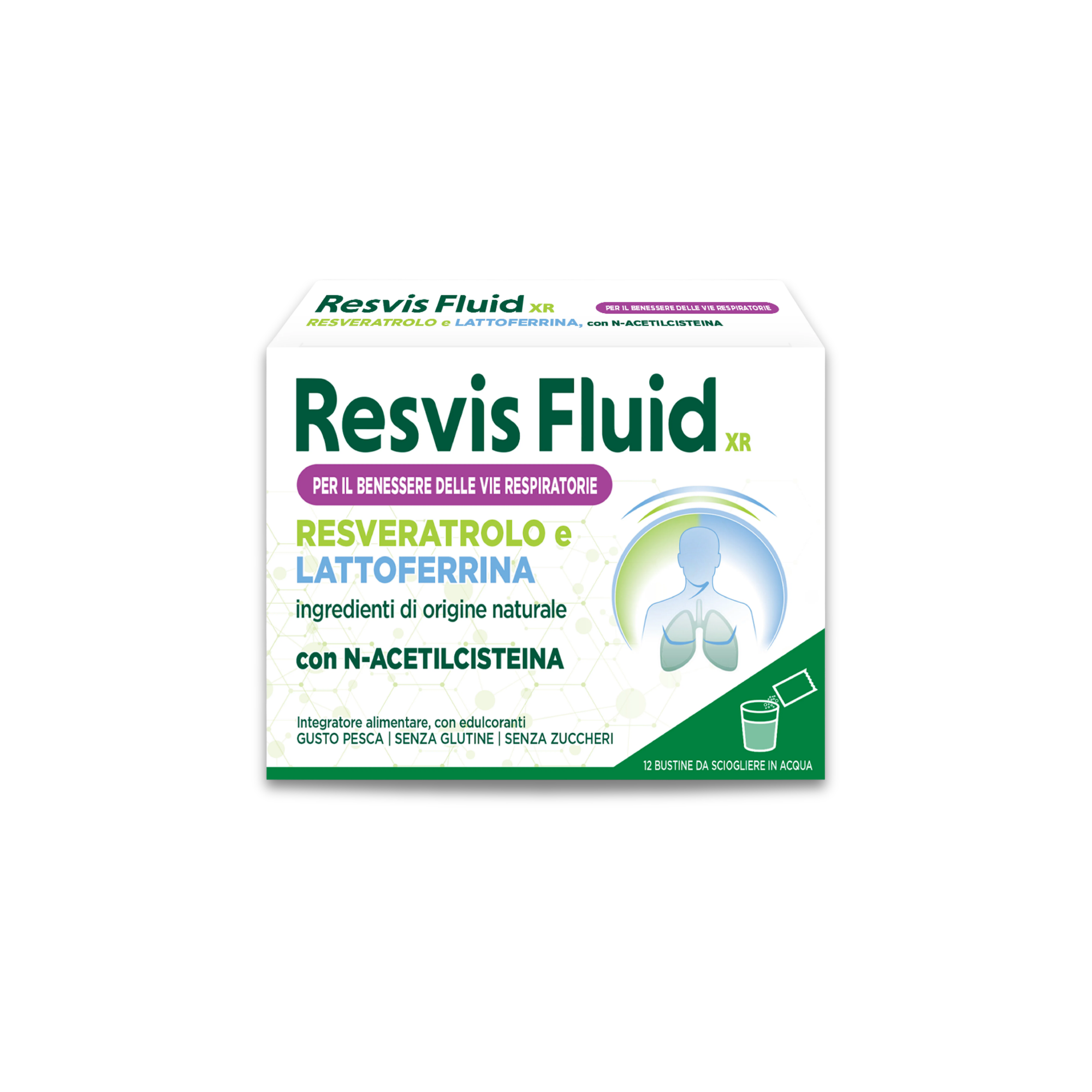 Resvis fluid xr biofutura 12 bustine