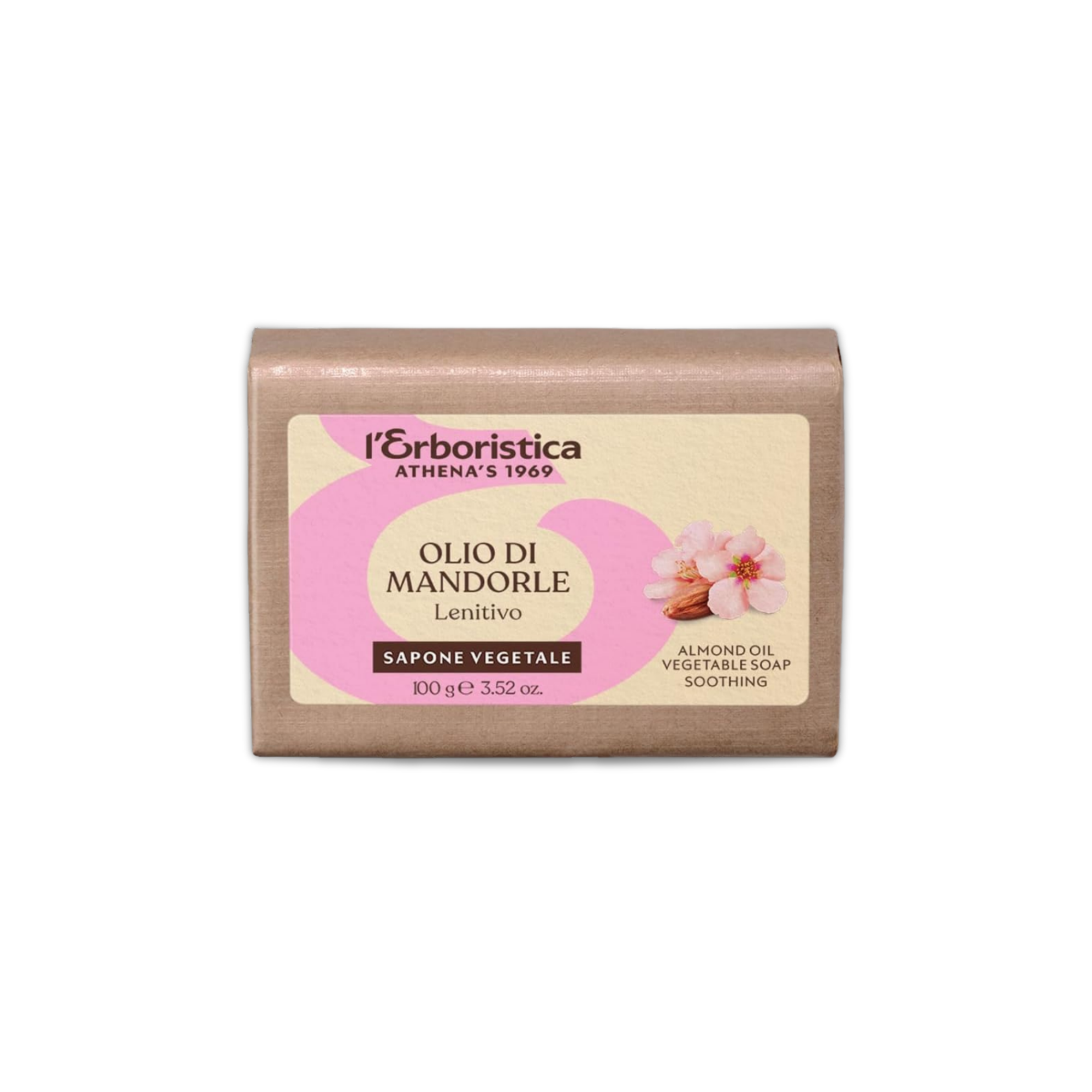 L'erboristica sapone vegetale olio mandorle 100 g