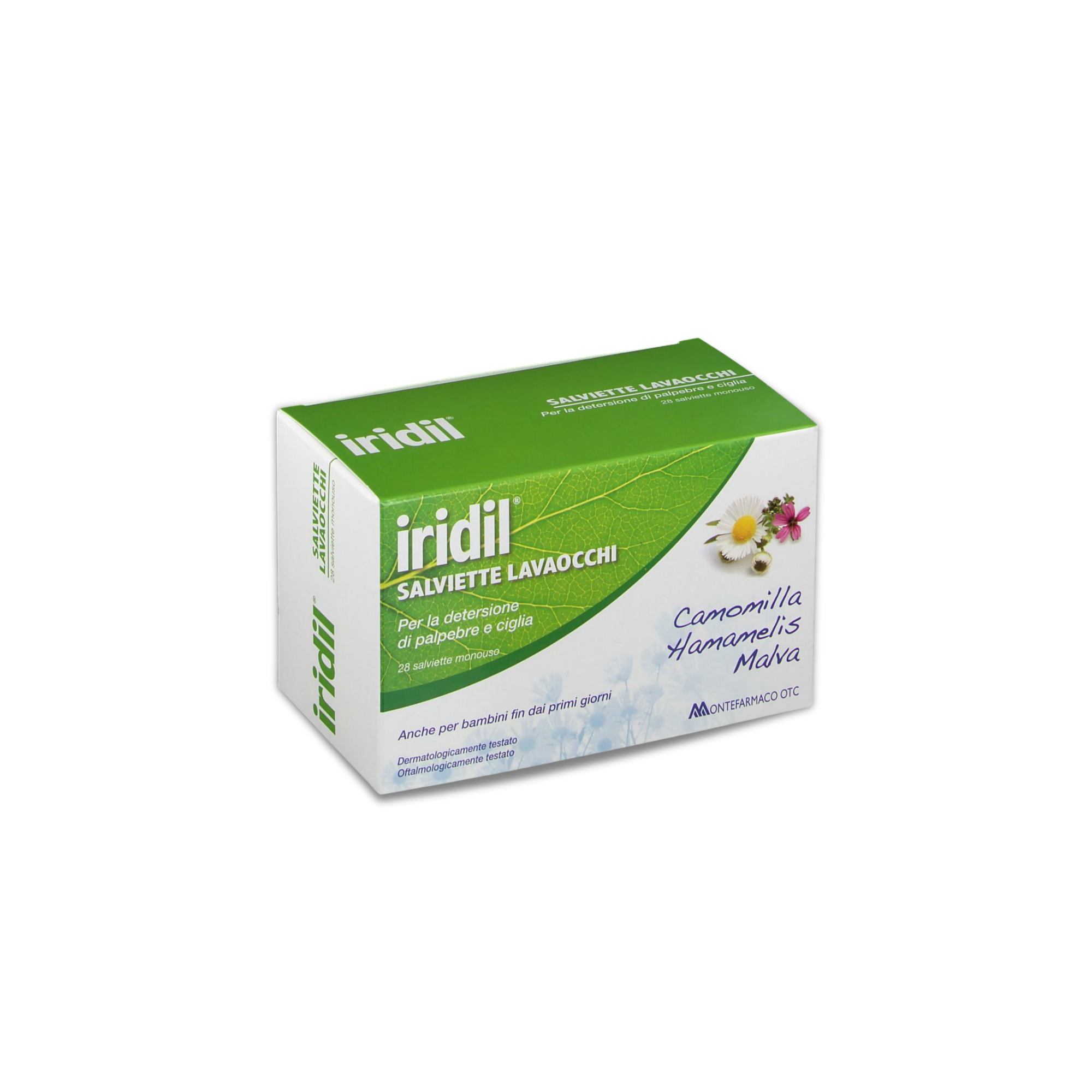 Iridil salviettine lavaocchi 28 pezzi