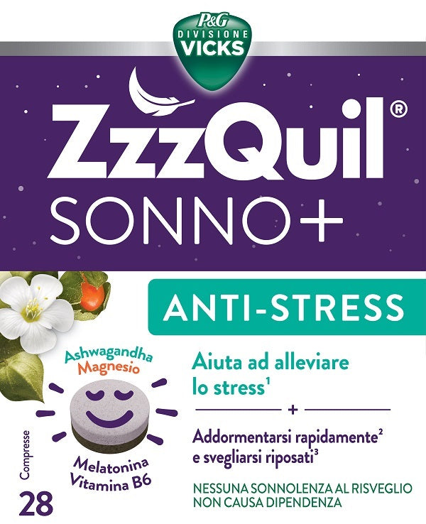 Vicks zzzquil sonno+ antistress 28 capsule