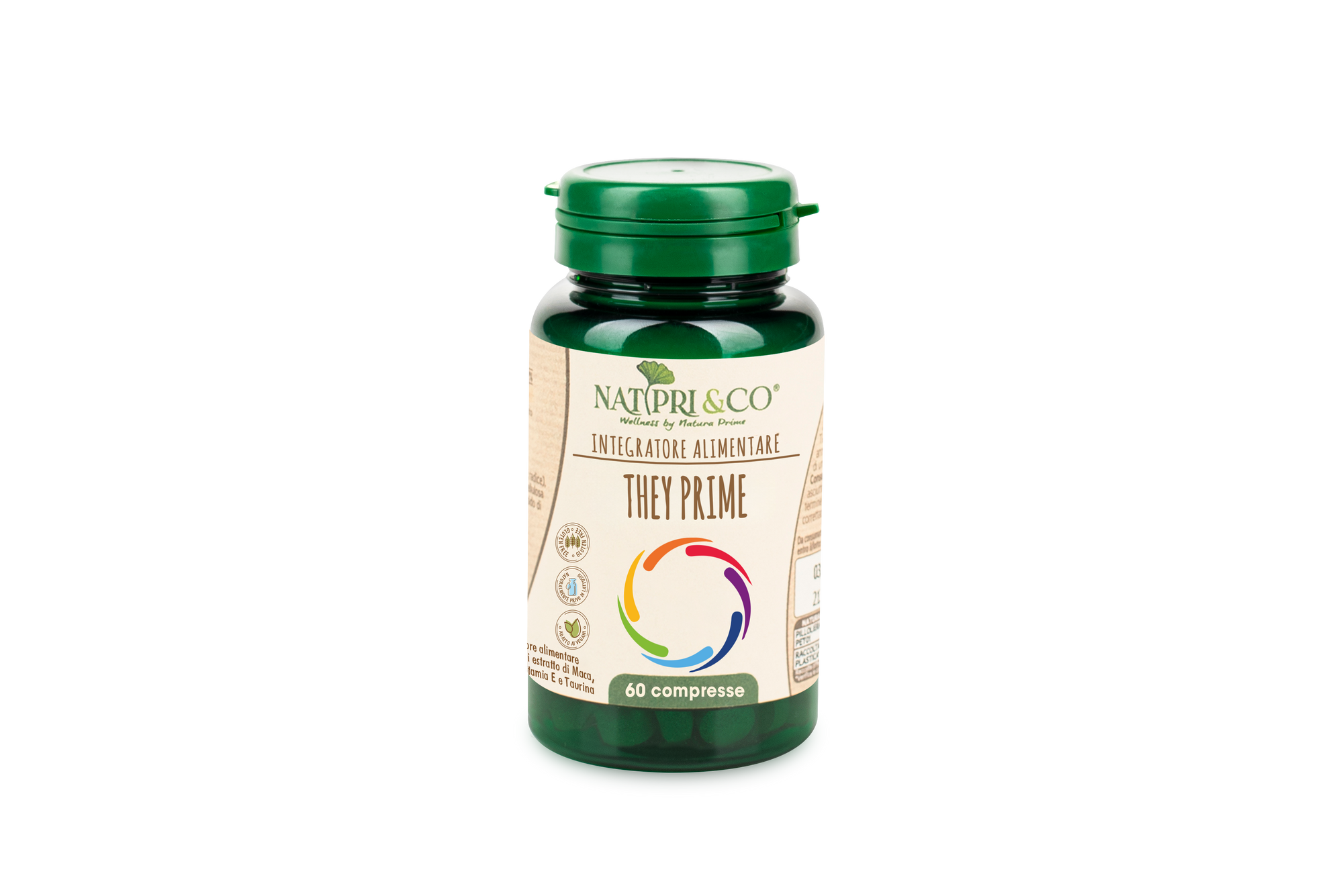 They Prime integratore con Maca Rossa, Coenzima Q10 e Zinco ideale per dare energia e resistenza allo stress