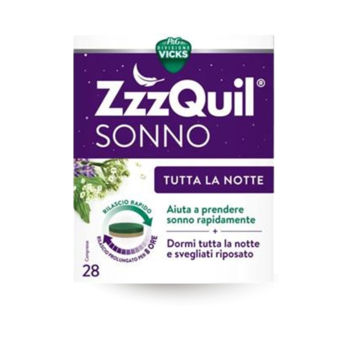 Vicks zzzquil sonno tutta la notte 28 compresse